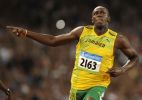 Usain Bolt dá show nos 100 m rasos