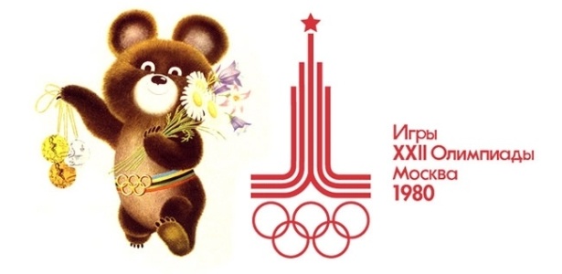Misha foi o mascote das Olimpíadas de 1980, disputadas em Moscou 