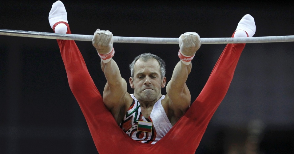 Veterano Iordan Iovtchev se apresenta na barra fixa; o búlgaro tenta vaga em sua sexta Olímpiada