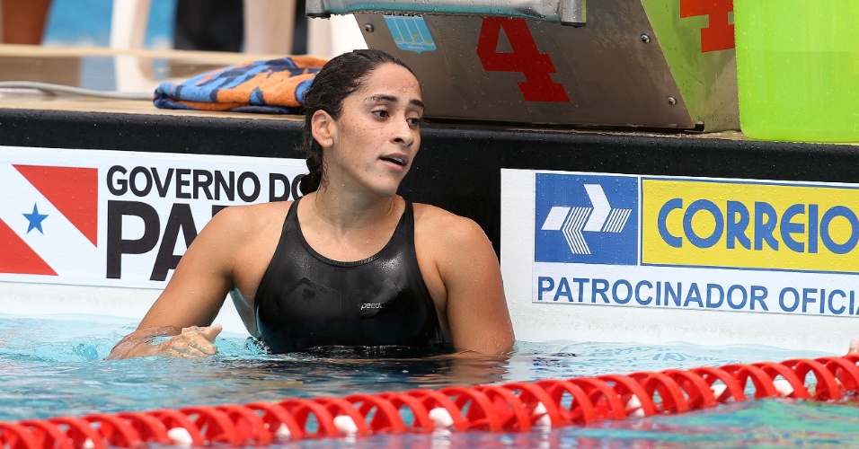 Daynara de Paula quebrou o recorde da competição nos 100m borboleta (59s86)